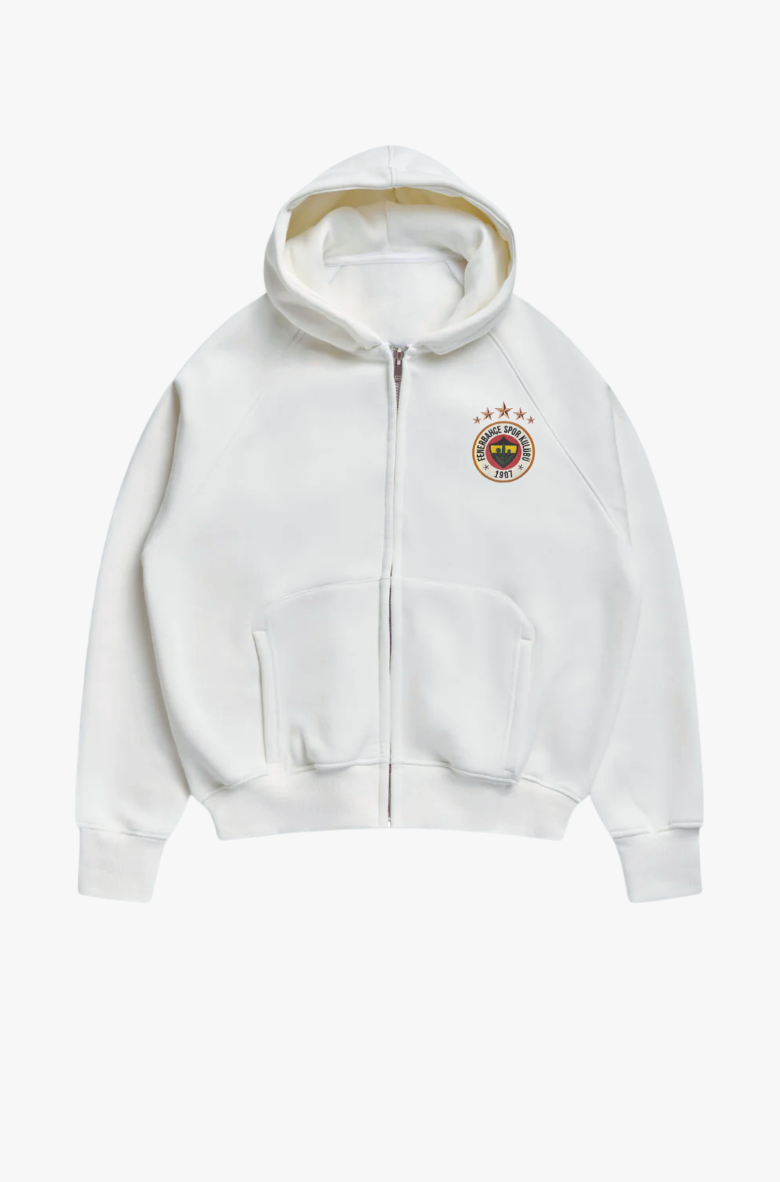 FENERBAHCE VINTAGE (White) - ZIPPER TRACKSUIT