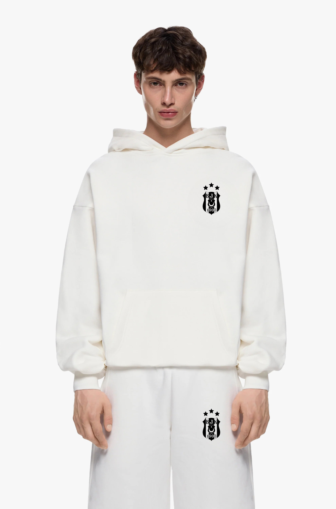 BESIKTAS VINTAGE (White) - TRACKSUIT