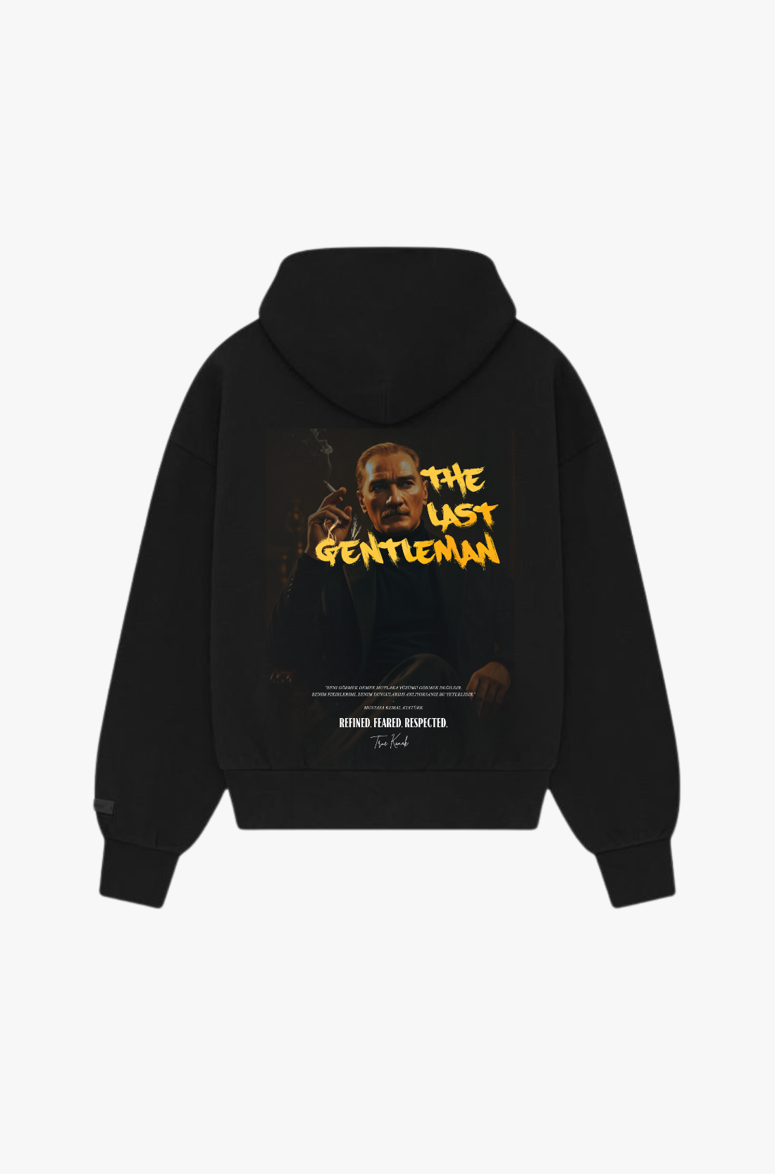 LAST GENTLEMAN - OVERSIZED ZIPPER (Front- & Backprint)