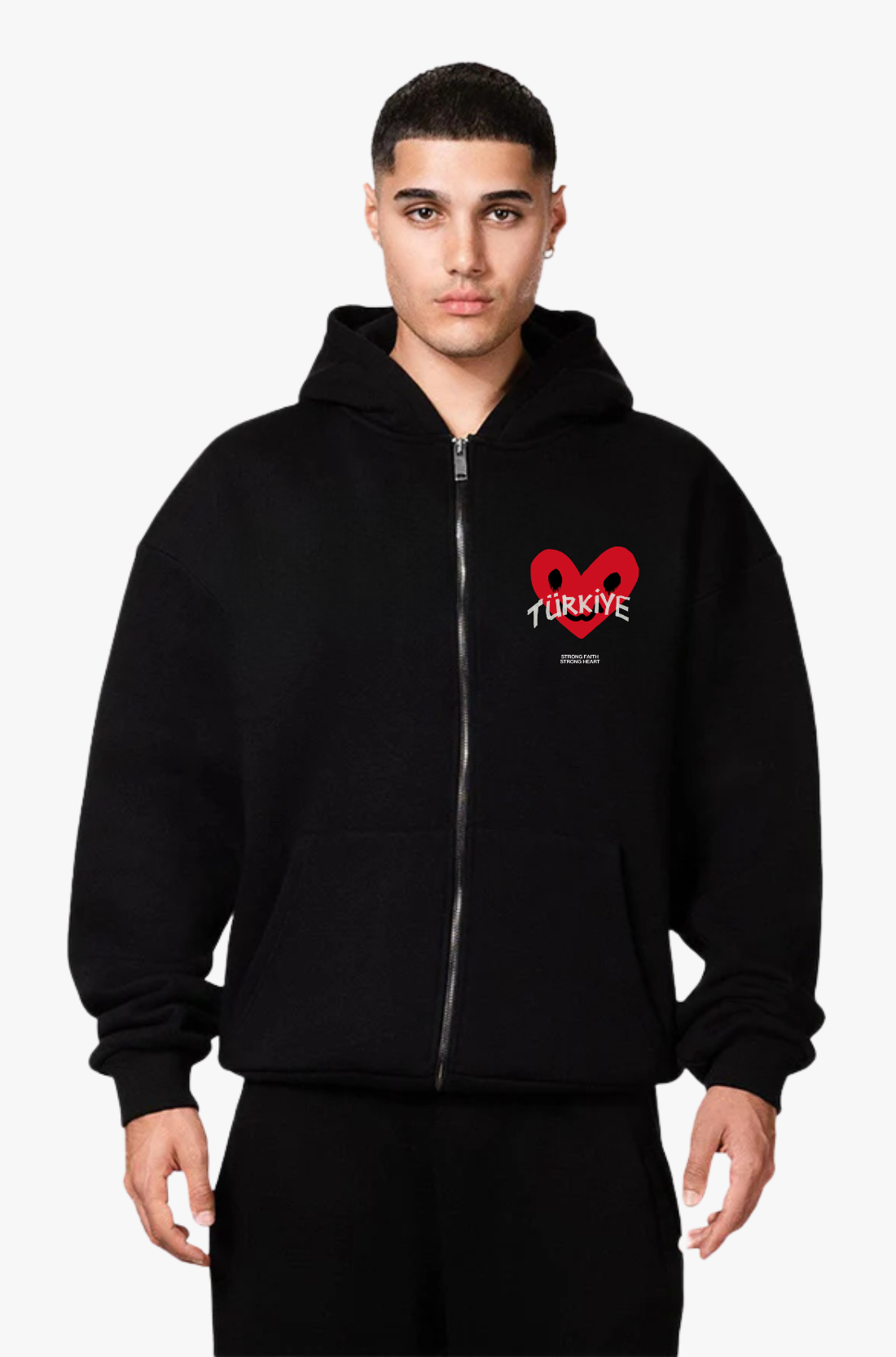 TÜRK HEART - OVERSIZED ZIPPER